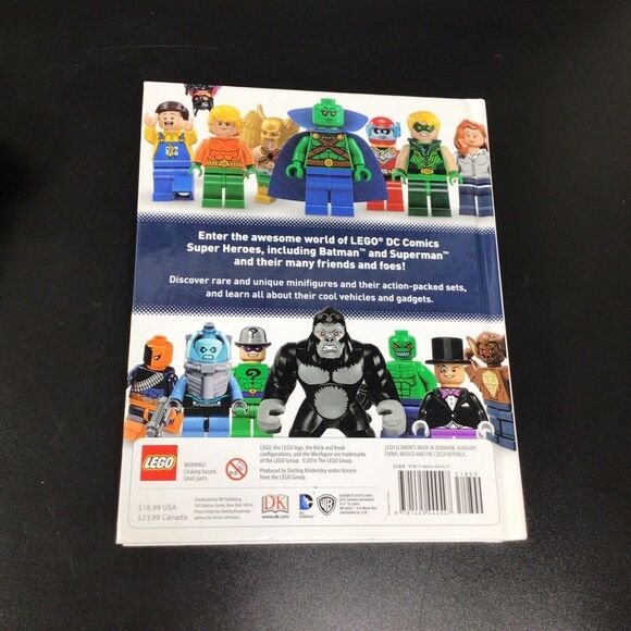 Lego DC Comics Super Heroes Character Encyclopedia No Figure Hardcover 2016 Book - Picture 2 of 2